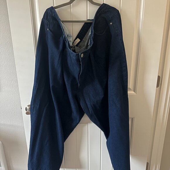 Eloquii - Women's Plus Size Wide-Legged Denim Jeans - Picture 2 of 3